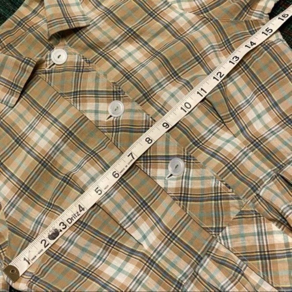 1940s Vintage cotton plaid‎ dress - Picture 8 of 8